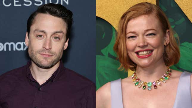 Kieran Culkin at a Succession FYC event, Sarah Snook in 2022