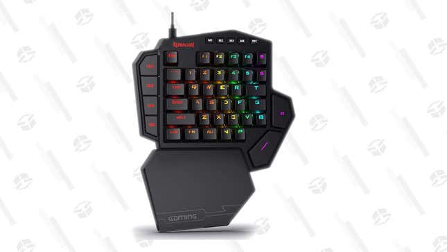 This Redragon 5585 One-Handed RGB Mechanical Gaming Keyboard Is 34% Off And For Gamers Only