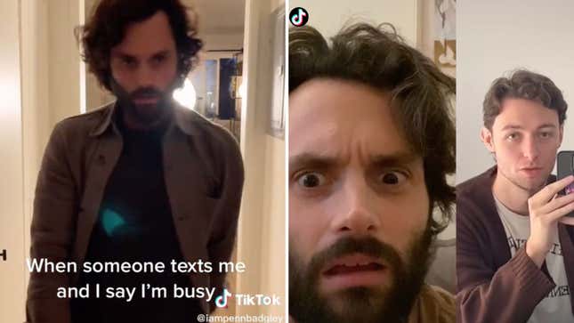 Image for article titled A Brief Examination of Penn Badgley’s TikTok Account