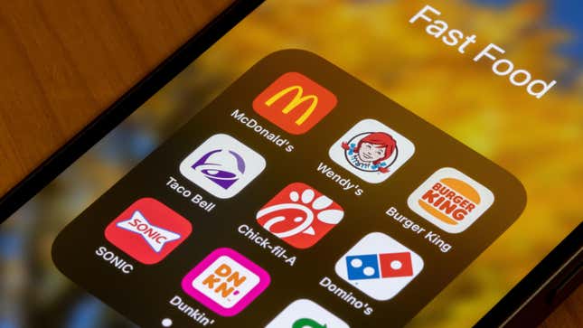 Image for article titled The Best Fast Food Apps For Getting Free Stuff