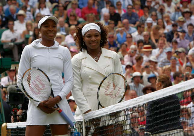 Image for article titled Two decades of the Williams sisters meeting across a tennis net, in photos