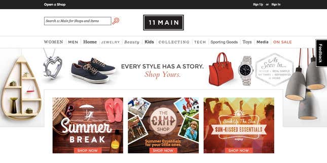 11 Main, Alibaba’s consumer-facing e-commerce marketplace for the US.