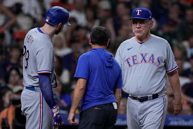 Bruce Bochy’s Rangers aren’t the only AL West team pushing in all the chips.