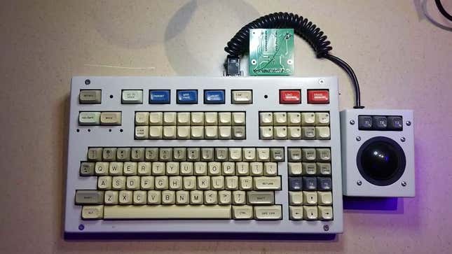 Image for article titled What Could Be Cooler Than Typing on a Keyboard Salvaged From a Nuclear Missile Silo?