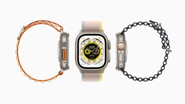 Imagen para el artículo titulado Apple presenta tres nuevos Apple Watch, incluido un modelo &#39;Ultra&#39; para deportistas extremos
