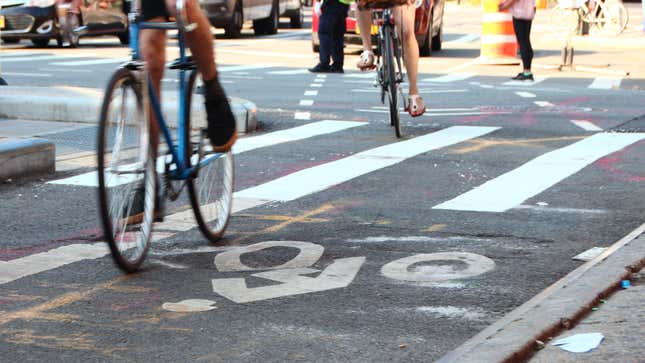 Tickets for those blocking bike lanes under this potential law could be $175.