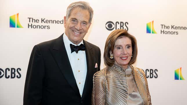 Paul Pelosi and Nancy Pelosi at the Kennedy Center in Washington, D.C. on December 5, 2021