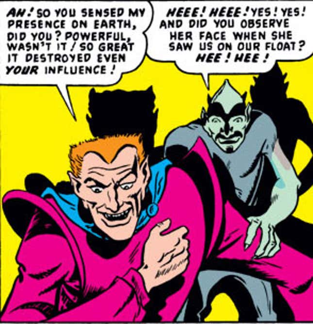First appearance of Loki in the 1949 Venus comics.