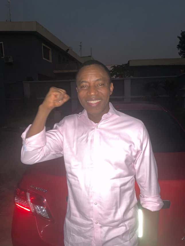Sowore: Free at last
