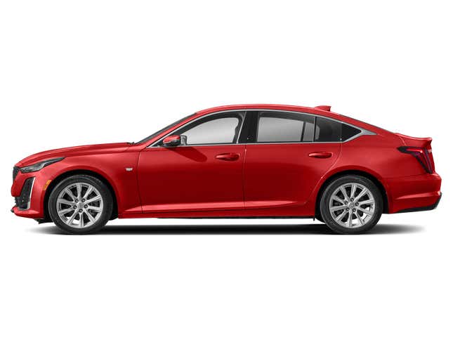 Cadillac CT5 / 4dr Sdn Luxury 2023. Profile, Facing to the Left