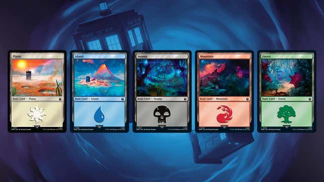 Image for article titled Magic: The Gathering's New Doctor Who Set Will Cover All of Time and Space