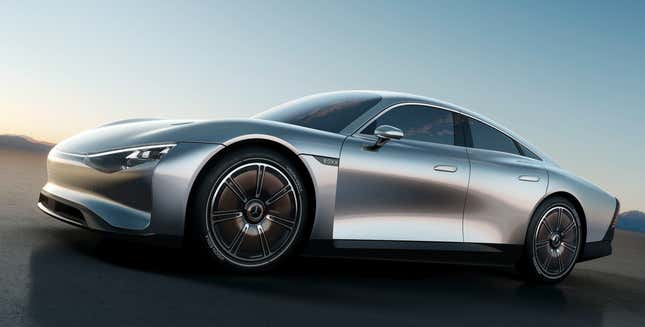 Image for article titled Mercedes-Benz Has A New EV Concept With High Range And Low-ish Power