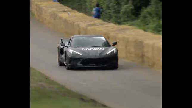 Image for article titled Watch Sam Schmidt Power This Head-Controlled Corvette C8 At Goodwood