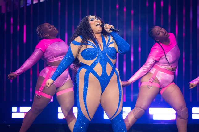 Lizzo performs onstage during the opening night of The Special Tour at FLA Live Arena on September 23, 2022 in Sunrise, Florida. 