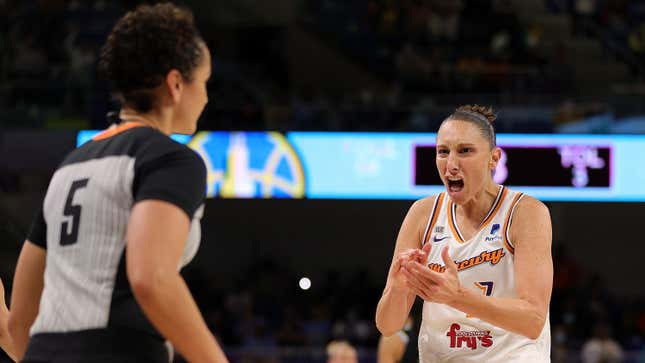 Diana Taurasi beefed with the refs frequently during the WNBA Finals.