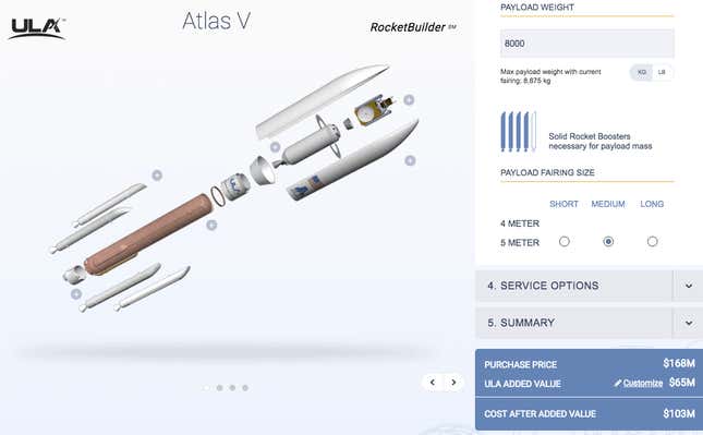 Pricing out the options for Quartz's dedicated earth observation satellite.