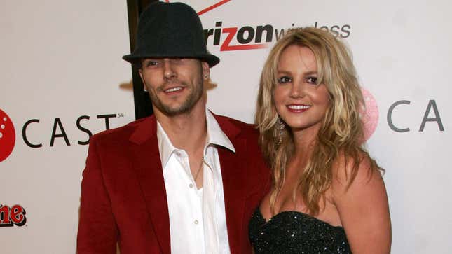 Britney Spears and Kevin Federline arrive at the 2006 Grammy Nominees party at the Avalon Hollywood, on February 6, 2005 in Hollywood, California