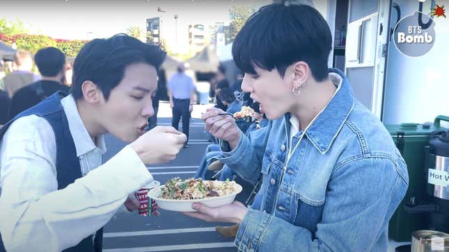 Image for article titled BTS loves Chipotle, and no, this is not sponsored content (as far as we know)