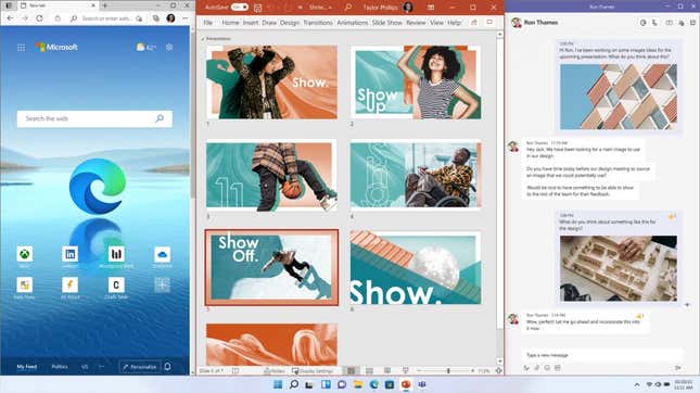 Windows 11&#39;s new Snap Layouts feature is designed to boost productivity.