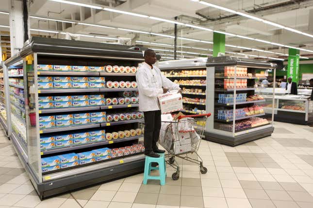 Supermarkets are stocking up in Abidjan as the middle class booms.