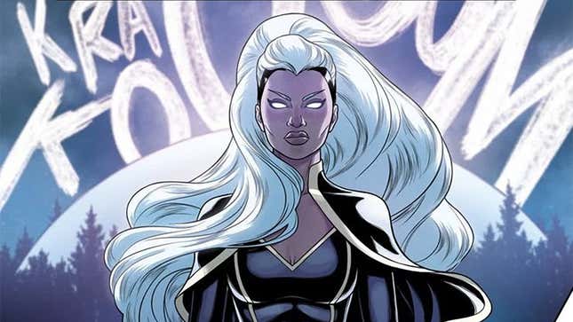 Image for article titled Black Excellence: As the Hellfire Gala Comes to a Close, Ororo Munroe, a.k.a Storm, Makes History by Becoming the First Regent of the Solar System