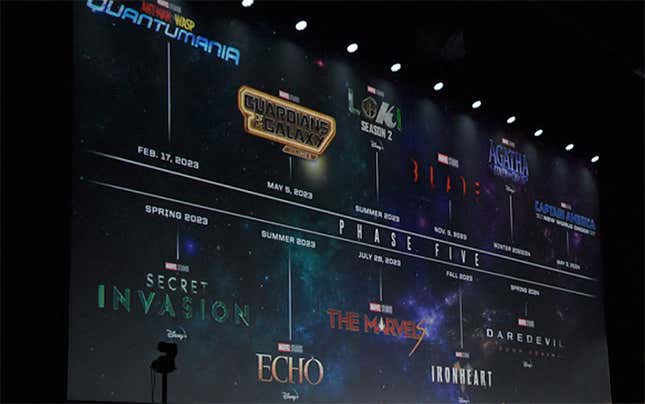 Imagen para el artículo titulado Todo lo que Marvel ha anunciado de las fases 4, 5 y 6 del MCU en la Comic-Con de San Diego