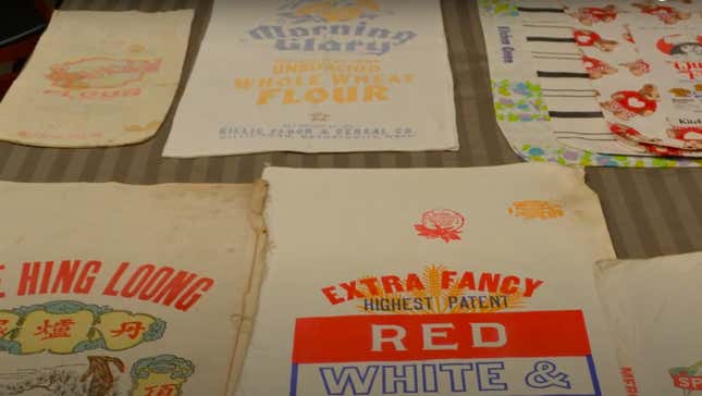 historical flour sacks