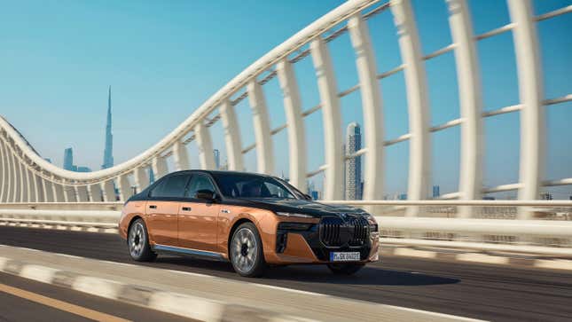 Image for article titled The 2024 BMW i7 M70 xDrive Is BMW&#39;s Most Powerful EV Ever
