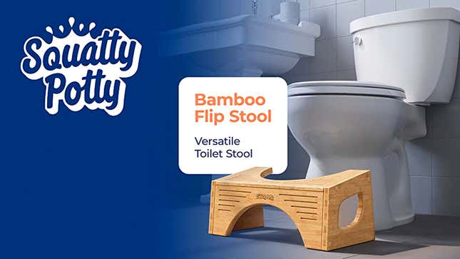 Squatty Potty - Bamboo Flip | $25 | 38% Off | Amazon