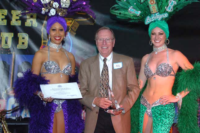 Buzz Leming was honored at the “50 Years of Fabulous Neon”.