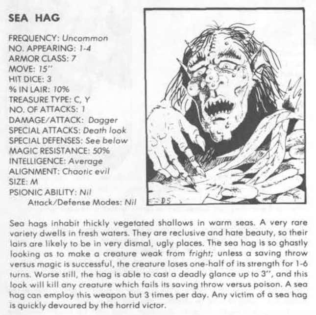 Image for article titled 23 Strange Creatures From the Advanced Dungeons & Dragons First Edition Monster Manual