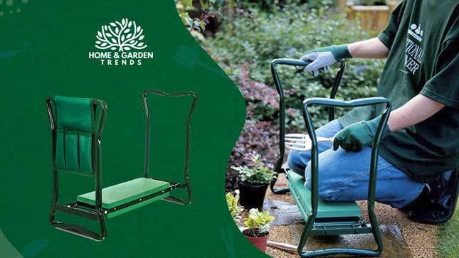 Anyone Can Garden Comfortably With the Garden Kneeler for $48