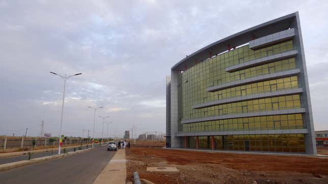 The Diamniadio industrial park in Senegal in 2016.