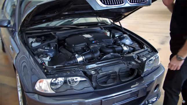 Image for article titled BMW Reveals V8-Powered E46 M3 and Other Oddities in Secret CSL Projects Video