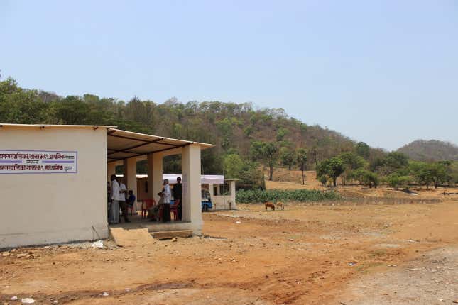 The polling station in Yeoor
