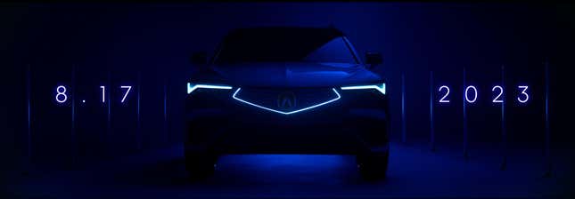 Image for article titled Acura Teases Its 2024 ZDX EV Ahead Of Monterey Car Week Reveal