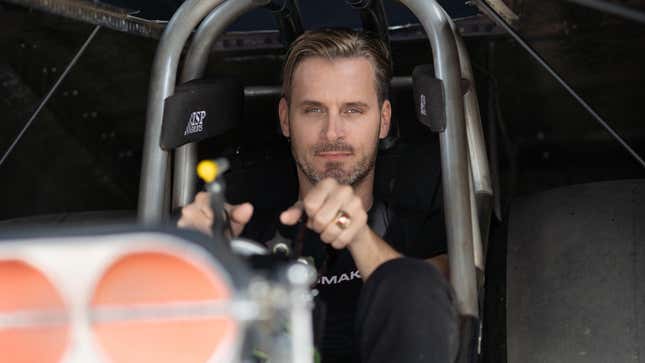 Image for article titled Travis Shumake Is Ready To Become The NHRA&#39;s First Openly Gay Racer