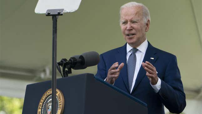 President Biden addresses the Buffalo shooting at the National Peace Officers' Memorial Service.