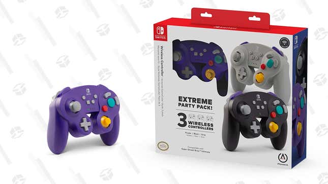 PowerA Extreme Party Pack (3 GameCube Style Wireless Controllers) | $102 | Amazon