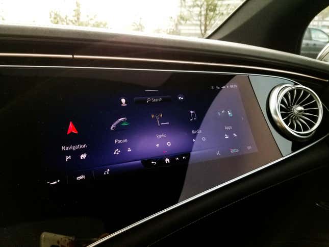 Image for article titled First Drive: The 2022 Mercedes-Benz EQS450+ Is A Beautiful Electric Porpoise