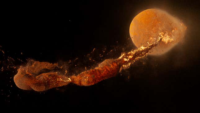 El impacto entre la Tierra y Theia formó la Luna mucho más rápido de lo que creíamos.
