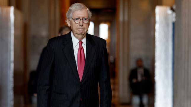 Image for article titled Mitch McConnell Doesn&#39;t Think Republicans Will Win the Senate Because of &#39;Candidate Quality&#39; Issues