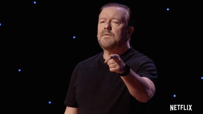 Ricky Gervais new Netflix special includes more anti-trans rhetoric