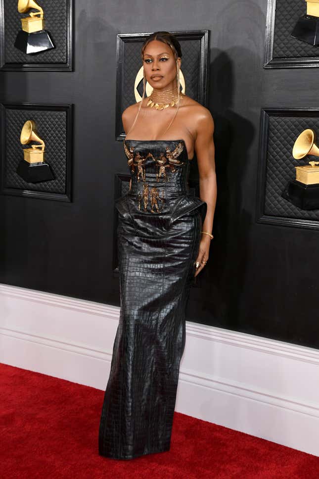 LOS ANGELES, CALIFORNIA - FEBRUARY 05: attends the 65th GRAMMY Awards on February 05, 2023 in Los Angeles, California. 