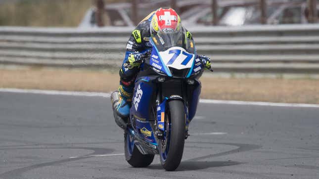 Image for article titled World Supersport Rider Faked an Injury to Save His Race and Instead Got a Race Ban