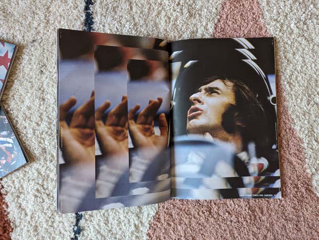 A photo of Jackie Stewart in RACEWKND's World Champions edition