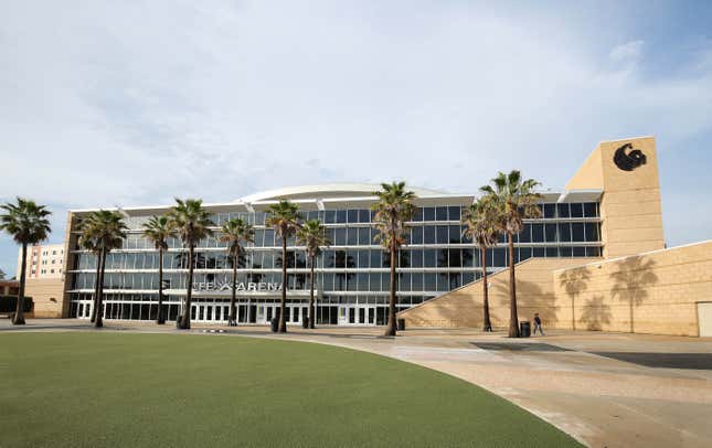 ORLANDO, FLORIDA, USA: University of Central Florida CFE Arena, used for graduations, sports and entertainment.