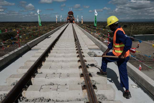 Image for article titled A Chinese Train and Unfinished Railway Could Decide The Next President of Kenya