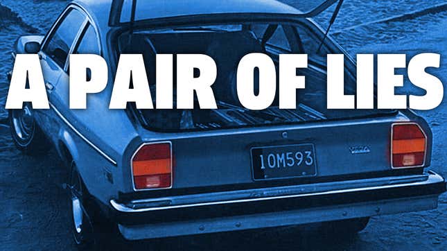 Image for article titled Chevy&#39;s Bean Counters Turned The Vega&#39;s Taillights Into Tail Liars