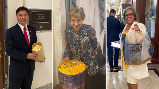 Image for article titled House Democrats Spent the Day Trolling Republicans With Popcorn